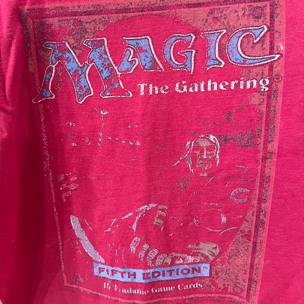 Unk Red Magic The Gathering Short Sleeve Tee